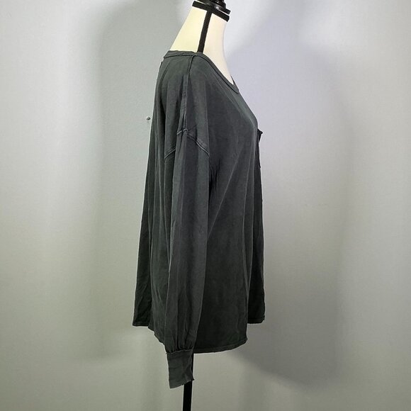 Free People Fade Into You Women's Size S Metal Stiletto Shirt NWT - Picture 2 of 7